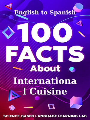 cover image of 100 Facts About International Cuisine